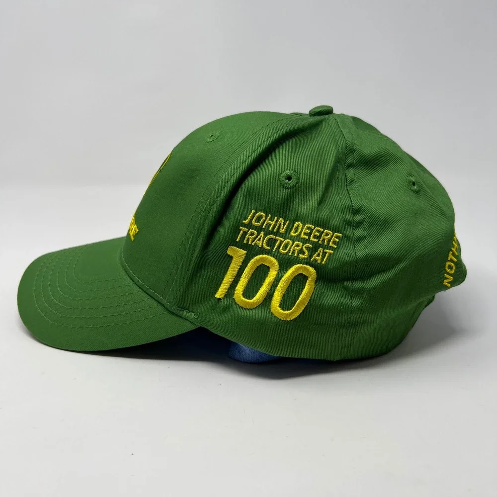 John Deere Tractors 100 Year Anniversary Green Adjustable Baseball Hat Cap